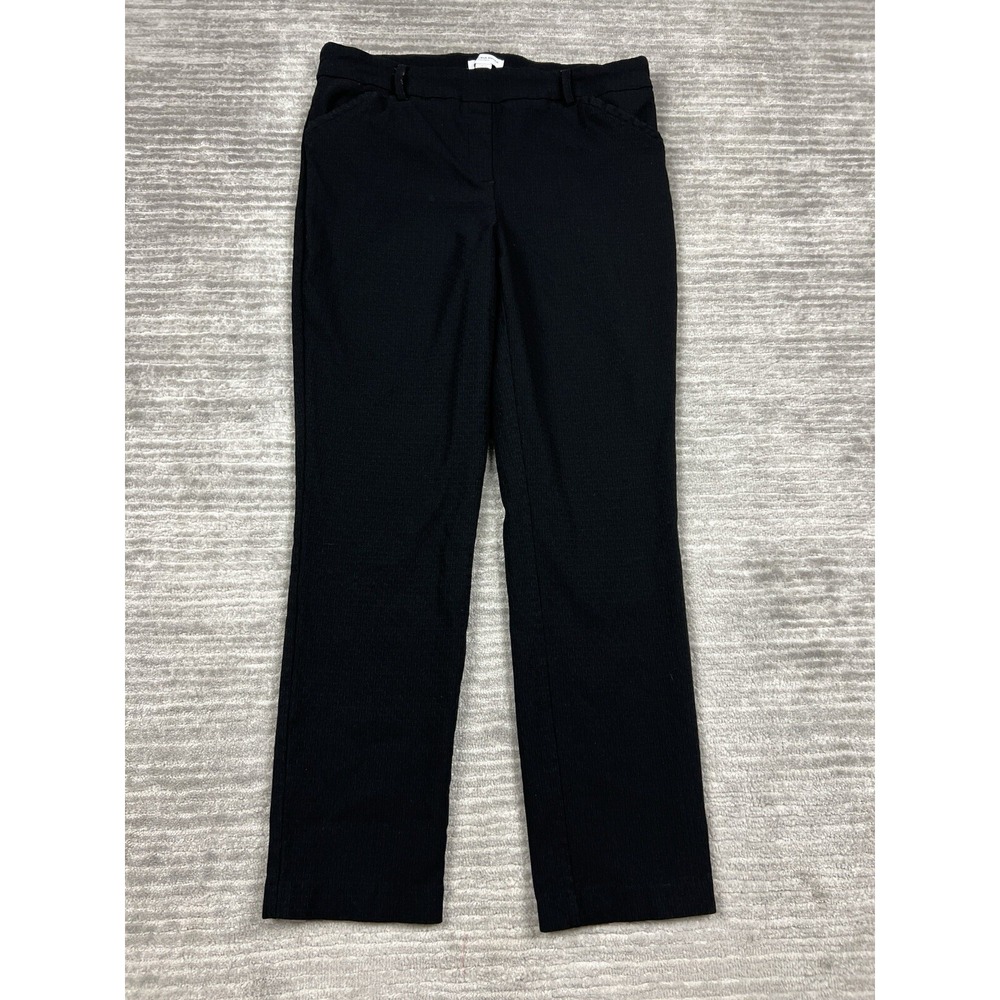 Carolina Belle Montreal Pants Womens 12 Black Stretch Rayon Blend